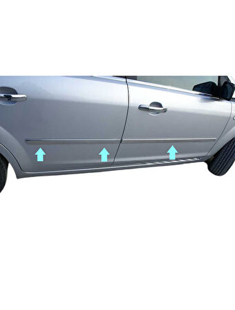 Yan Kapı Çıtası Krom 4 Parça Focus-2 HB 2005-2008 Arası Modeller İçin