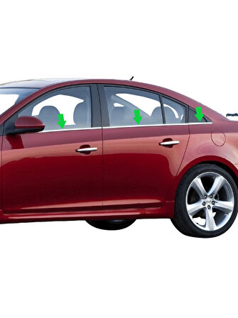Cam Çıtaları Krom 6 Parça Cruze SD 2009 Ve Sonrası Modeller İçin
