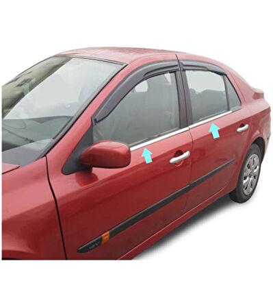 Cam Çıtaları Krom 4 Parça Laguna-2 SD 2003-2008 Arası Modeller İçin