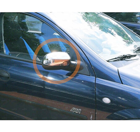 Ayna Kapağı Krom 2 Parça Corsa C HB 5D 2000-2006 Arası Modeller İçin