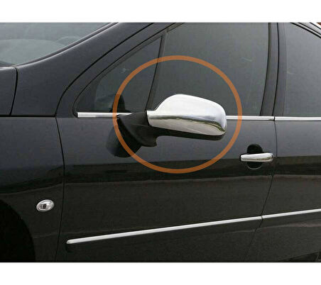 Ayna Kapağı Krom 2 Parça 407 Coupe 2004-2010 Arası Modeller İçin