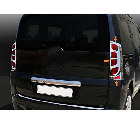 Stop Çerçevesi Abs Krom 2 Parça Bipper Mini Van LAV 2008 Ve Sonrası Modeller İçin