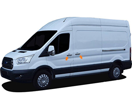 Kapı Kolu Krom 4 Kapı 9 Parça Transit Van 2019 Ve Sonrası Modeller İçin