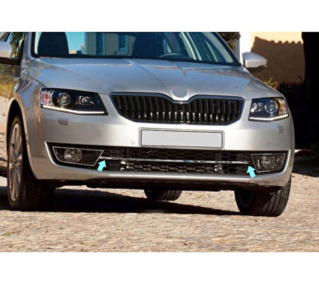 Ön Tampon Çıtası Krom Octavia-3 A7 SD 2013-2017 Arası Modeller İçin