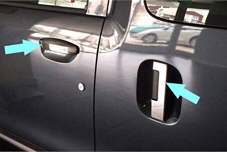 Kapı Kolu Krom 4 Kapı Dokker LAV 2012 Ve Sonrası Modeller İçin