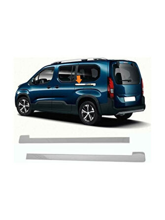 Sürgülü Kapı Çıtaları Krom 2 Parça Berlingo-3 Mini Van 2019 Ve Sonrası Modeller İçin
