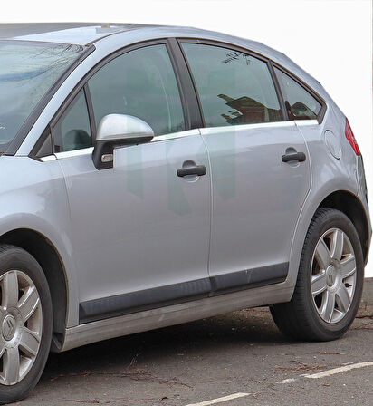 Citroen C4 Cam Çıtaları Krom 8 Parça HB 2005-2010 Arası Modeller İçin