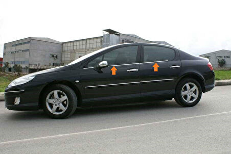 Cam Çıtaları Krom 4 Parça 407 SD 2004-2010 Arası Modeller İçin