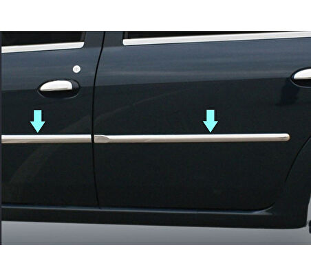 Yan Kapı Çıtası Krom 4 Parça Logan SD 2005-2012 Arası Modeller İçin