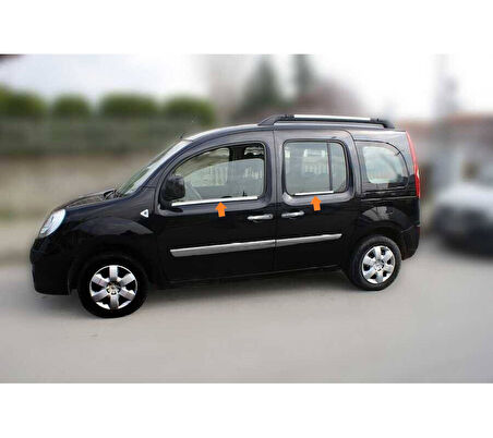 Cam Çıtaları Krom 4 Parça Kangoo-2 Mini Van LAV 2008 Ve Sonrası Modeller İçin