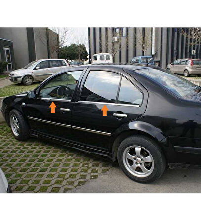 Cam Çıtaları Krom 4 Parça Bora SD 1998-2004 Arası Modeller İçin