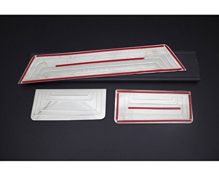 Kapı Eşiği Krom 3 Parça T6 Transporter Van 2015 Ve Sonrası Modeller İçin