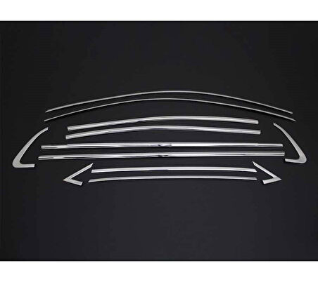 Cam Çerçevesi Krom 12 Parça Clio-5 HB 5D 2019 Ve Sonrası Modeller İçin