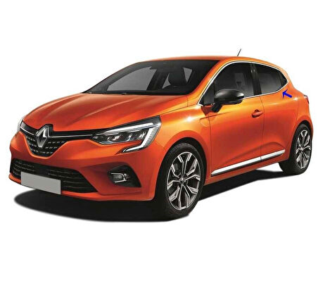 Cam Çerçevesi Krom 12 Parça Clio-5 HB 5D 2019 Ve Sonrası Modeller İçin