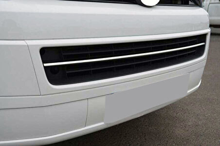 VW T5 Transporter Uyumlu Ön Tampon Çıtası Krom 1 Parça 2010 - 2014 Arası Modeller İçin