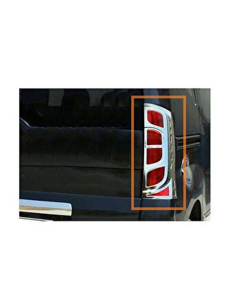 Stop Çerçevesi Abs Krom 2 Parça Fiorino Mini Van MPV 2007 Ve Sonrası Modeller İçin
