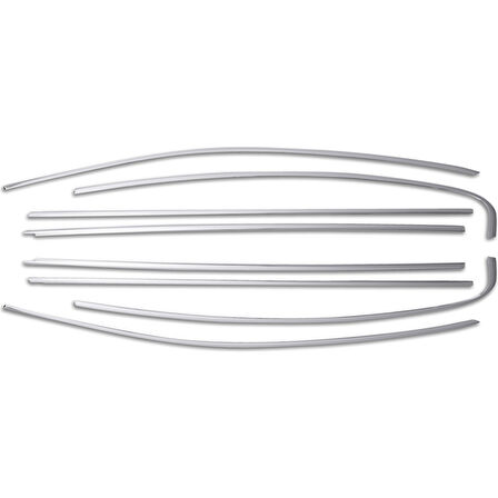 Cam Çerçevesi Krom 8 Parça Passat B8 SD 2015 Ve Sonrası Modeller İçin