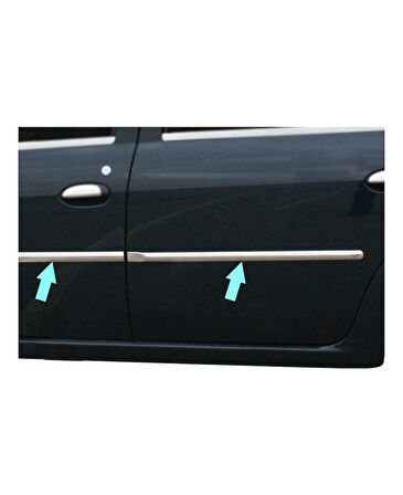 Yan Kapı Çıtası Krom 4 Parça Logan Facelift SD 2008-2013 Arası Modeller İçin