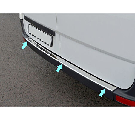 Arka Tampon Eşiği Krom Crafter Van 2006-2017 Arası Modeller İçin