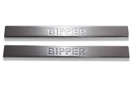 Kapı Eşiği Krom 2 Parça Bipper Mini Van LAV 2008 Ve Sonrası Modeller İçin