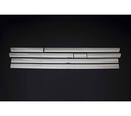 Yan Kapı Çıtası Uzun Şase Krom 7 Parça T6 Transporter Van 2015 Ve Sonrası Modeller İçin