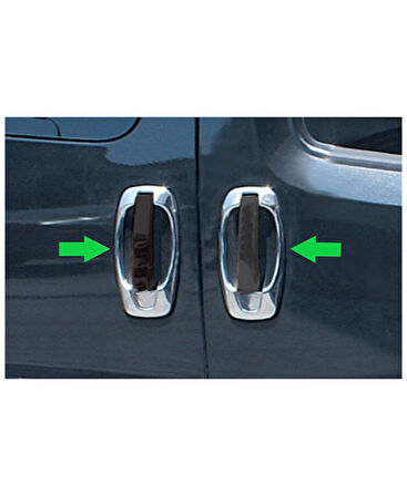 Kapı Kolu Çerçevesi Krom 4 Kapı Doblo-2 Panel Van LAV 2010 Ve Sonrası Modeller İçin