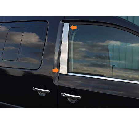 Kapı Direği Krom 2 Parça Caddy Mini Van 2003 Ve Sonrası Modeller İçin