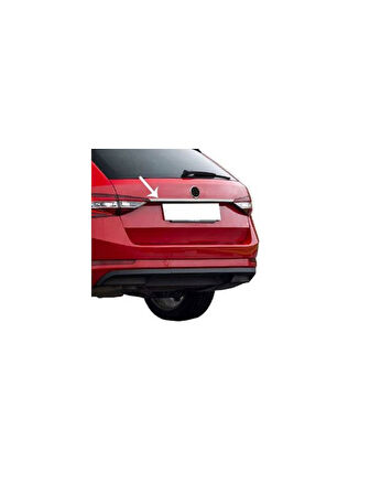 Bagaj Çıtası Plaka Üstü Krom Superb-3 B7 SD 2015 Ve Sonrası Modeller İçin