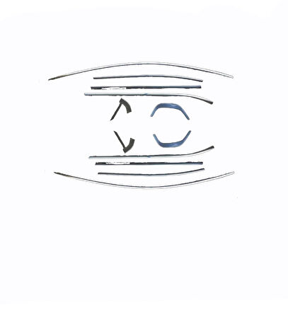 Citroen C3 Cam Çerçevesi Krom 12 Parça 2017 Ve Sonrası  Arası Modeller İçin