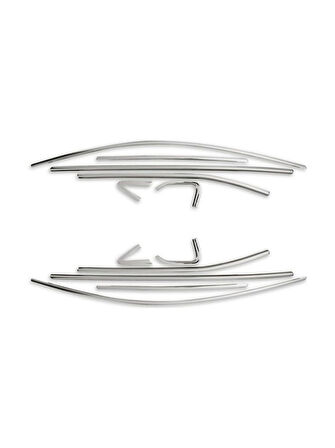 Cam Çerçevesi Krom 12 Parça Clio-4 HB 2012-2019  Arası Modeller İçin