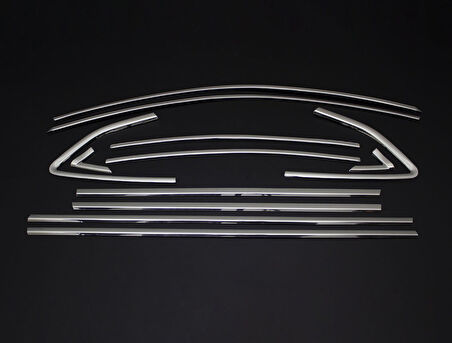 Cam Çerçevesi Krom 12 Parça C5 SD 2008 Ve Sonrası Modeller İçin