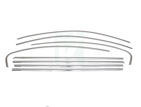 Passat B8 Cam Çerçevesi Krom 8 Parça SD 2015 - 2019 Arası Modeller İçin