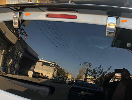 Bagaj Cam Menteşe Kapağı Krom 2 Parça Combo E Mini Van 2019 Ve Sonrası Modeller İçin