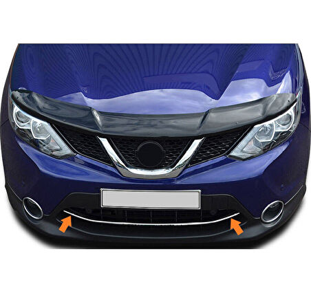 Ön Tampon Çıtası Krom Qashqai SUV 2014-2017 Arası Modeller İçin