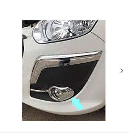 Sis Far Çerçevesi Abs Krom 2 Parça Doblo-2 Panel Van LAV 2010-2014 Arası Modeller İçin