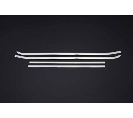 Cam Çıtaları Krom 4 Parça Doblo-2 Panel Van LAV 2010 Ve Sonrası Modeller İçin