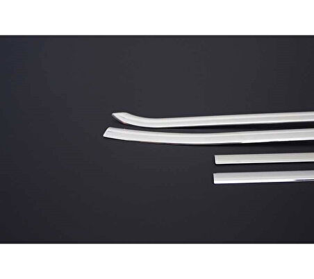 Cam Çıtaları Krom 4 Parça Doblo-2 Panel Van LAV 2010 Ve Sonrası Modeller İçin