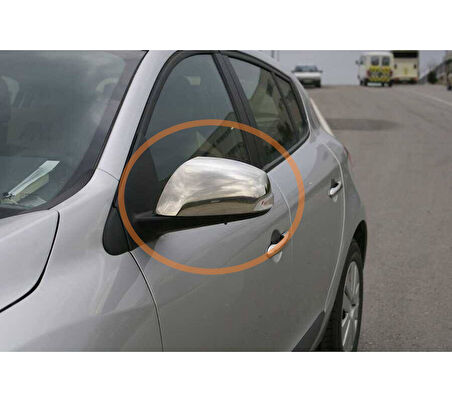 Ayna Kapağı Krom 2 Parça Megane-3 HB 2010-2016 Arası Modeller İçin