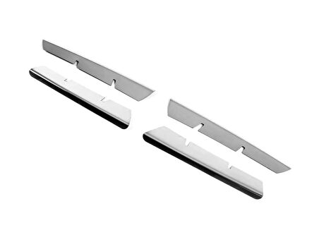 Renault Megane-2 HB Uyumlu Ön Panjur Krom 4 Parça 2006 - 2010 Arası Modeller İçin