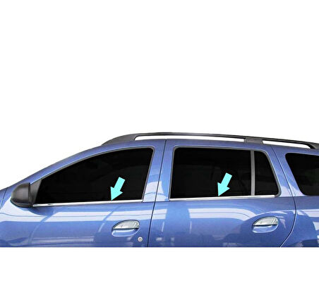 Cam Çıtaları Krom 4 Parça Logan MCV SW 2013 Ve Sonrası Modeller İçin