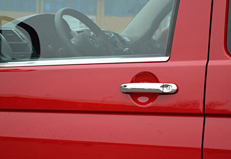 VW T6 Transporter Uyumlu Cam Çıtası Krom 2 Parça 2015 -2023 Arası Modeller İçin