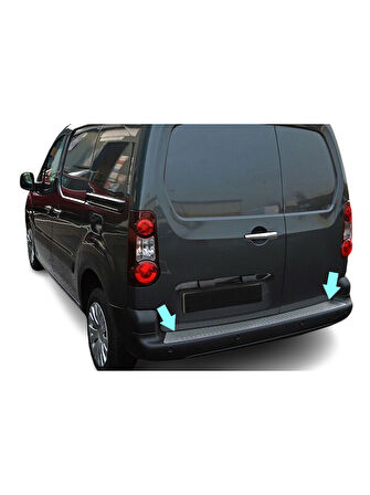 Arka Tampon Eşiği Krom Berlingo-2 Mini Van 2008-2018 Arası Modeller İçin