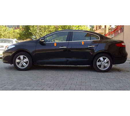 Cam Çıtaları Krom 4 Parça Fluence SD 2010-2016 Arası Modeller İçin