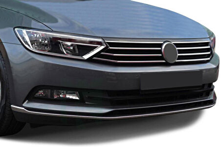 Passat B8 Ön Tampon Çıtası Krom 3 Parça SD 2015-2019 Arası Modeller İçin