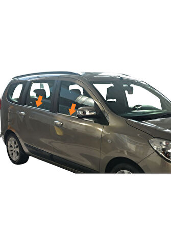 Cam Çıtaları Krom 4 Parça Lodgy MPV 2013 Ve Sonrası Modeller İçin