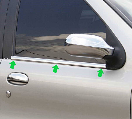 Cam Çıtaları Krom 4 Parça Albea SD 2002-2012 Arası Modeller İçin