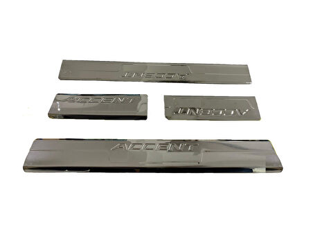 Kapı Eşiği Krom 4 Parça Accent SD 2011 Ve Sonrası Modeller İçin