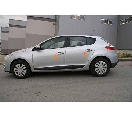 Kapı Kolu Krom  8 Parça 4 Sensör Megane-3 SW 2014-2016 Arası Modeller İçin