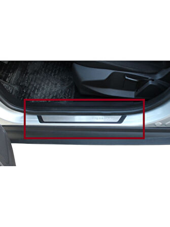 Kapı Eşiği Krom 4 Parça Lodgy LAV 2013 Ve Sonrası Modeller İçin