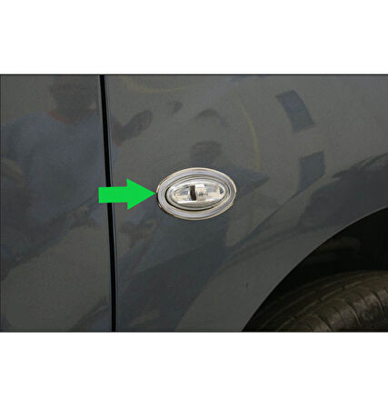 Sinyal Çerçevesi Krom 2 Parça Doblo-3 Mini Van 2022 Ve Sonrası Modeller İçin